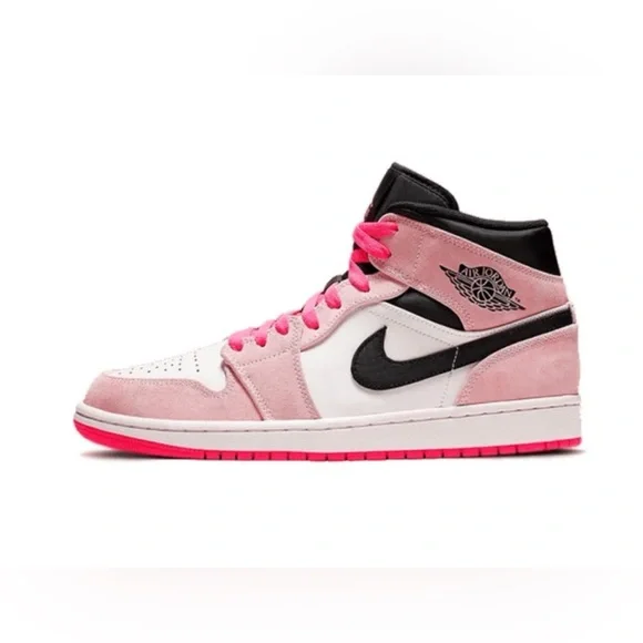 Nike Air Jordan 1 Mid SE Crimson Tint Iconic Sneaker Shoes **Size 8.5** - Picture 1 of 10